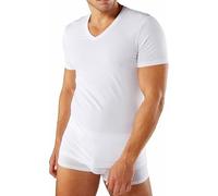 Liabel 3-6 Pezzi - Maglietta Intima Uomo Cotone BIELASTICO Scollo V - Maglia Intima Uomo Elasticizzata - 03858 (M, 3 Pezzi Bianco)