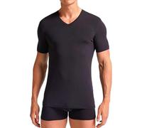 Liabel 3-6 Pezzi - Maglietta Intima Uomo Cotone BIELASTICO Scollo V - Maglia Intima Uomo Elasticizzata - 03858 (XXL, 3 Pezzi Nero)