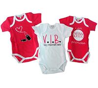 Liabel 3 Body neonata Mezza Manica Puro Cotone Felpato Art. 02828/T502 Rosa (36 Mesi)