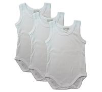 Liabel 3 Body neonata/o Spalla Larga 100% Cotone Art. 05832B/T457 Bianco (6 Mesi)