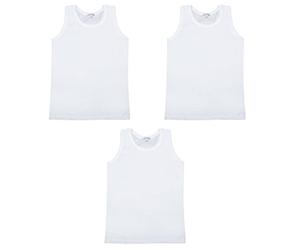 Liabel 3 Canotte Spalla Larga Cotone Bimbo Art. 04428/T223R Bianco