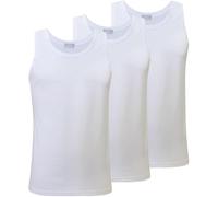 Liabel 3 Canotte Uomo Morbido Cotone Traspirante Massimo Comfort (IT, Testo, M, Regular, Regular, Standard, Bianco)