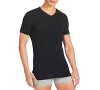 Liabel 3 Pz Maglietta Uomo Intima Cotone 100% ComfortFit | Morbidezza e Traspirabilità | T Shirt Uomo Ideale per Tutte Le attività (IT, Testo, XL, Regular, Regular, 2Nere 1Blu - Scollo a V)