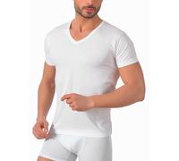Liabel 3 Pz Maglietta Uomo Intima Cotone100% Premium ComfortFit | Morbidezza e Traspirabilità | T Shirt Uomo Ideale per Tutte Le attività (IT, Testo, M, Regular, Regular, 3 Pz Bianco - Scollo a V)