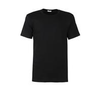 Liabel 3 t-Shirt Corpo Uomo Bianco Caldo Cotone Mezza Manica Scollo a Punta 02828/e53 (7/XXL, Nero)