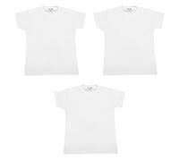 Liabel 3 t-Shirt Mezza Manica Girocollo Cotone Bimbo Art. 04428/T25R Bianco (5 (6 Anni))