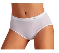 Liabel 5 Slip Vita Alta Donna Microfibra Mutande Seamless Made in Italy Senza Cuciture Elasticizzato Nero Bianco e Nudo (L/XL, Bianco)