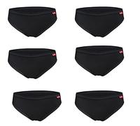 Liabel, 6 Paia di Slip Donna Modello Midi. Art. T25 SCOPRI LA Promo Multipack 12 Pezzi (3 Pezzi Bianco 3 Pezzi Nero, XL)