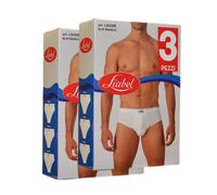 Liabel, 6 Paia di Slip Uomo in Cotone Elasticizzato. Bianco 5