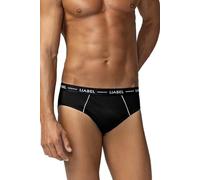 Liabel | 6 Slip Uomo Cotone Bianco Nero e Colorati Mutande Uomo Pack con Cuciture Rinforzate Set Intimo Uomo Slip con Elastico Esterno Male Underwear (XL, Assortito)