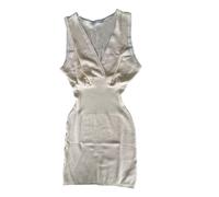 Camiciola con formaseno da donna in spalla larga Art. 016/736 in lana premium colore bianco (confezione da 2) (5 (L))