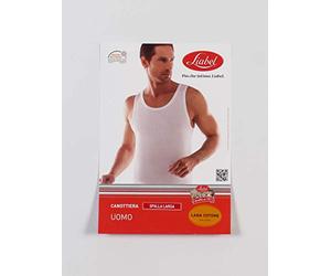 Liabel Camiciola Uomo Maglia Intima Spalla Larga Lana e Cotone all Interno Articolo 05321223