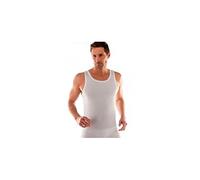 Liabel Canotta Intima Spalla Larga 100% Cotone Pettinato Canottiera Intima Uomo in Cotone B32 (XXL, 3 Pezzi Bianco)