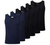 Liabel Canotta Uomo 100% Cotone, Art. 4428 Pacco da 6, Assortito XL