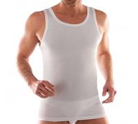 Liabel Canottiera Intima Uomo Spalla Larga Cotone Estivo 03828/1223 Disponibile nei Colori Bianco e Nero (Bianco, 3, s)
