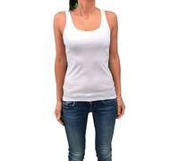 Liabel Canottiera Spalla Larga Puro Cotone Supima - 5, Bianco