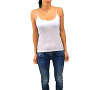 Liabel Canottiera Spalla Stretta Puro Cotone Supima - 5, Bianco