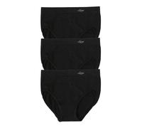Liabel Confezione da 3 slip donna a vita alta in microfibra - nero
