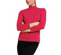 Liabel Lupetto Donna 2 Pezzi, Maglia Manica Lunga in Caldo Cotone, Girocollo, Art. 02828/1036 (IT, Testo, L, Regular, Regular, Ciliegio)