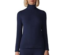 Liabel - Lupetto Donna Caldo Cotone Pacco da 2 | Dolcevita Donna Invernale | Maglia Collo Alto Donna Caldo Cotone Interlock| (Blu Eclisse, S)