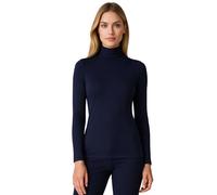 Liabel Lupetto Donna, Maglia Manica Lunga in Caldo Cotone, Girocollo, Art. 02828/1036 (IT, Testo, L, Regular, Regular, Collo Alto - Blu)