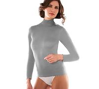 Liabel Lupetto Donna Manica Lunga Caldo Cotone Art. 02828/1036 (4/M, Grigio)