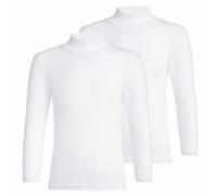 Liabel Lupetto per Bambini Unisex Bimbo/a in Caldo Cotone, Dolcevita Collo Alto, Termico, Morbido, Maglione a Collo Alto Invernale (IT, età, 2 Anni, Regular, Bianco)