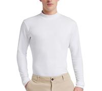 Liabel Lupetto Uomo Cotone Caldo 4 Colori Varie Taglie (Bianco - 6 / XL)