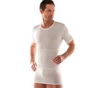 Liabel Maglia Intima Uomo Lana 5140/813 con PANCERA Manica Corta Misure 3-4-5-6-7 Bianco (4 M 48 IT Uomo)
