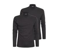 Liabel Maglia Lupetto Uomo Caldo Cotone Conf da 2 pz, Fumo Melange XL