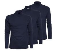 Liabel Maglia Lupetto Uomo Caldo Cotone Conf da 3 pz, Blu M