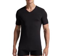 Liabel - Maglia Termica da Uomo (Pacco da 2), Cotone Termico Invernale, Tessuto Interlock, Scollo V e Girocollo - Nere e Bianche (IT, Testo, XXL, Regular, Regular, Nere Scollo V)