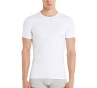 Liabel - Maglia Termica da Uomo (Pacco da 2), Cotone Termico Invernale, Tessuto Interlock, Scollo V e Girocollo - Nere e Bianche (IT, Testo, L, Regular, Regular, Bianche Girocollo)