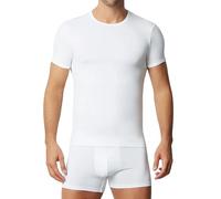 Liabel Maglia Termica Uomo Manica Corta. 1 o 3 T-Shirt Intima in Caldo Cotone 100% Interlock. Girocollo o Collo a Punta. Bianca o Nera (IT, Testo, XXL, Regular, Regular, 3, Girocollo Bianco)