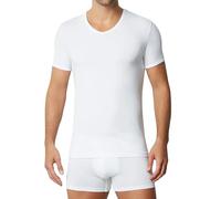 Liabel Maglia Termica Uomo Manica Corta. 1 o 3 T-Shirt Intima in Caldo Cotone 100% Interlock. Girocollo o Collo a Punta. Bianca o Nera (IT, Testo, S, Regular, Regular, 3, Scollo V Bianco)