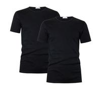 Liabel Maglia Termica Uomo Manica Corta Girocollo 100% Cotone, Art. 2855-23, Pacco da 2, Nero XL