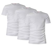 Liabel Maglia Termica Uomo Manica Corta Girocollo 100% Cotone, Art. 2855-23, Pacco da 3, Bianco XL