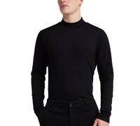 Liabel Maglia Uomo Collo Lupetto Manica Lunga, Caldo Cotone - Nero, M-4