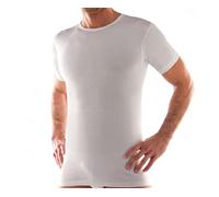 Liabel Maglietta Intima Uomo Cotone Girocollo - Offerta 3-6-9 Pezzi - Maglia Uomo in Cotone Pettinato - Maglia Intima Uomo Cotone 8023 cod. 03828 1023 (3 Pezzi Bianco, XL)