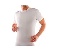 Liabel Maglietta Intima Uomo Felpata 3-6 Pezzi Girocollo Maglia Uomo in Caldo Cotone 2828 (3 Pezzi Bianco, XXL)