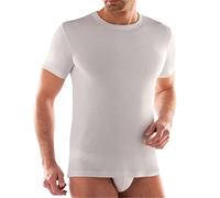 Liabel Maglietta Intima Uomo Felpata 3-6 Pezzi Girocollo Maglia Uomo in Caldo Cotone 2828 (3 Pezzi Bianco M)