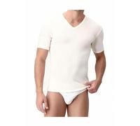 Liabel Maglietta Intima Uomo Lana Cotone 65% Lana 2-3 Pezzi Scollo V Maglia Intima Uomo Termica Invernale 5321 (IT, Testo, M, Regular, Regular, 2 Pezzi Bianco Lana)
