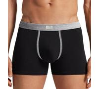 Liabel - (Pacco da 6) Boxer Uomo Cotone Elasticizzato - Bielastico - Mutande Uomo Cotone Intimo Mutande Uomo Colorate alla Moda Bianchi Neri Grigio LB346 (S, 2 Neri 2 Blu 2 Grigi)