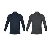 Liabel Pack 2 Dolcevita Uomo Cotone Interlock Vari Colori (Blu - Fumo - 8 / 3XL)