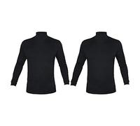 Liabel Pack 2 Dolcevita Uomo Cotone Interlock Vari Colori (Nero - Nero - 7 / XXL)