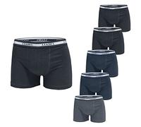 Liabel Pack 6 Paia Slip/Boxer Uomo Cotone Elasticizzato Vari Colori Art.101 (6 Paia Boxer Assortito - 5 / L)