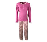 Liabel Pigiama da Donna Invernale 100% Cotone Interlock, Art. J522 Peonia L