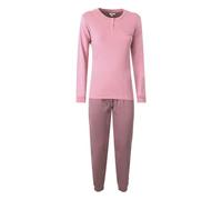 Liabel Pigiama da Donna Invernale 100% Cotone Interlock, Art. J524 Rosa XL