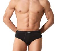 Liabel Set 3 Slip Uomo Cotone BIELASTICO Elastico Interno Taglie 3-7 S/XXL (XL - 52, Assortito(1 Nero-1 Blu- 1 Grigio))