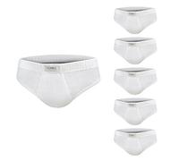 Liabel Set 6 Pezzi Uomo Slip Cotone Mercerizzato Assortito Varie Taglie (6 Slip Bianco - 6 / XL)